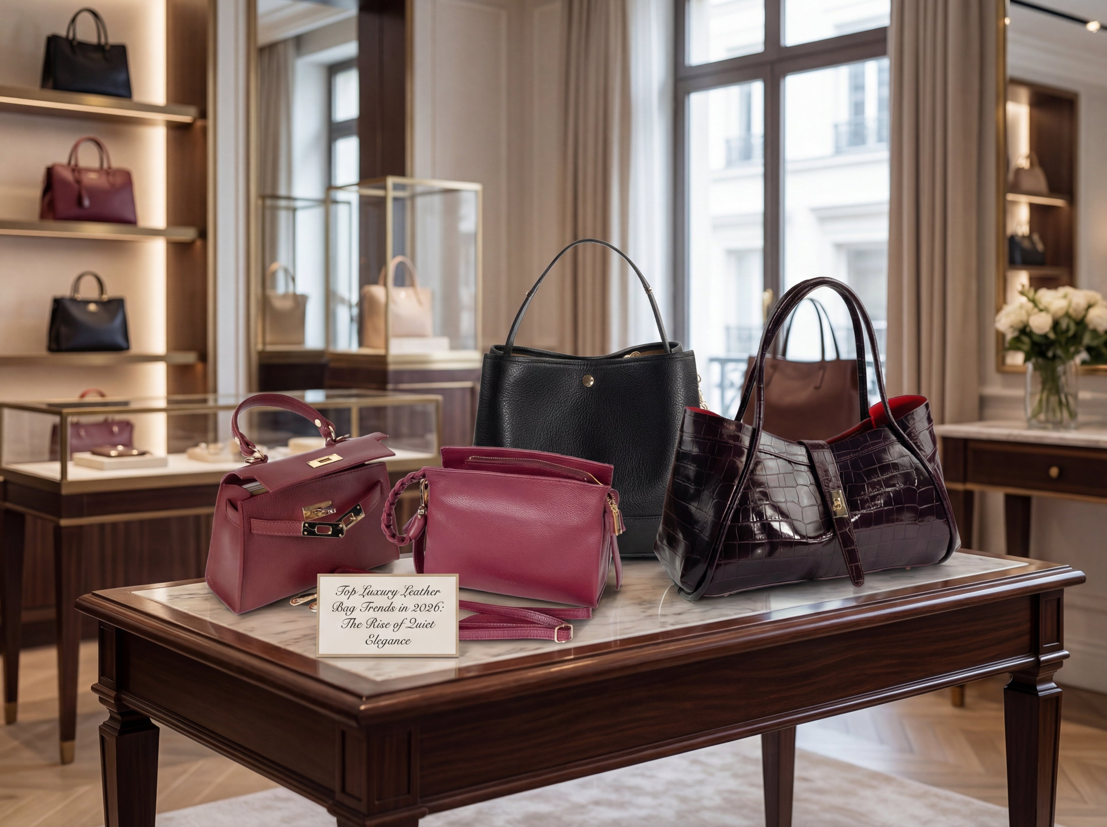 Top Luxury Leather Bag Trends in 2026: The Rise of Quiet Elegance