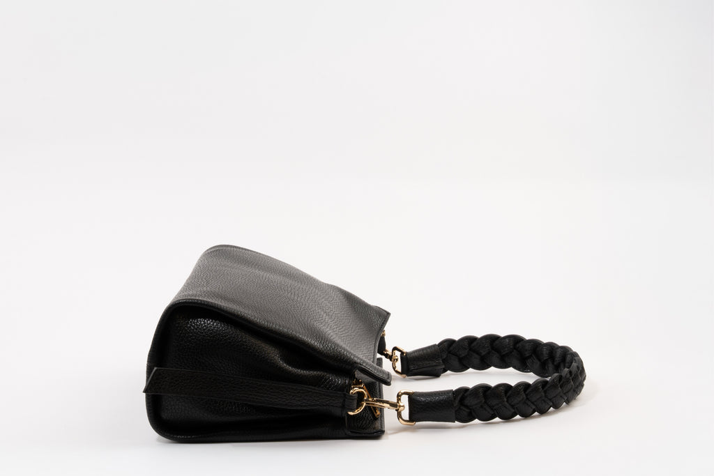 Intreccio Braided-Handle Shoulder Bag