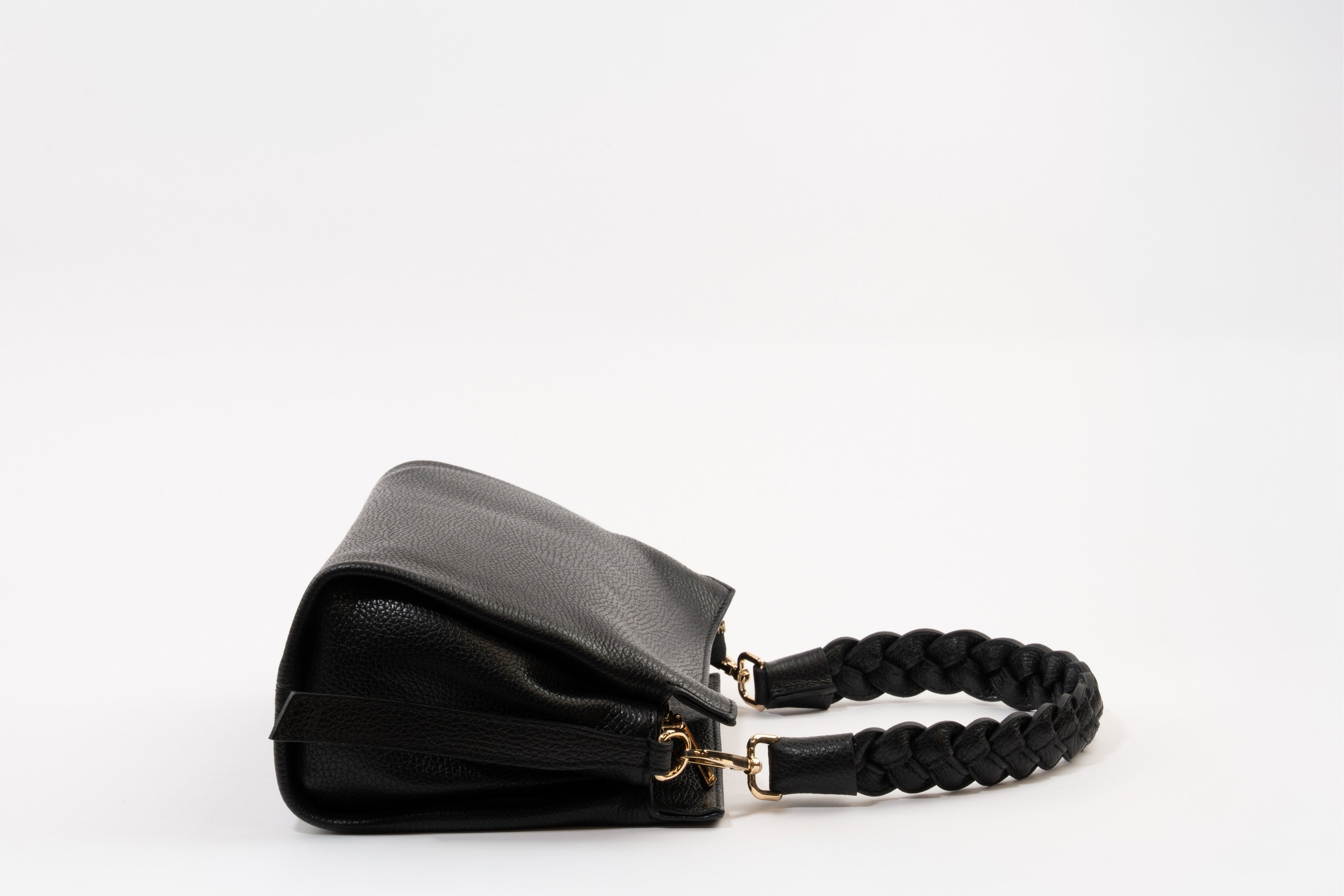 Intreccio Braided-Handle Shoulder Bag