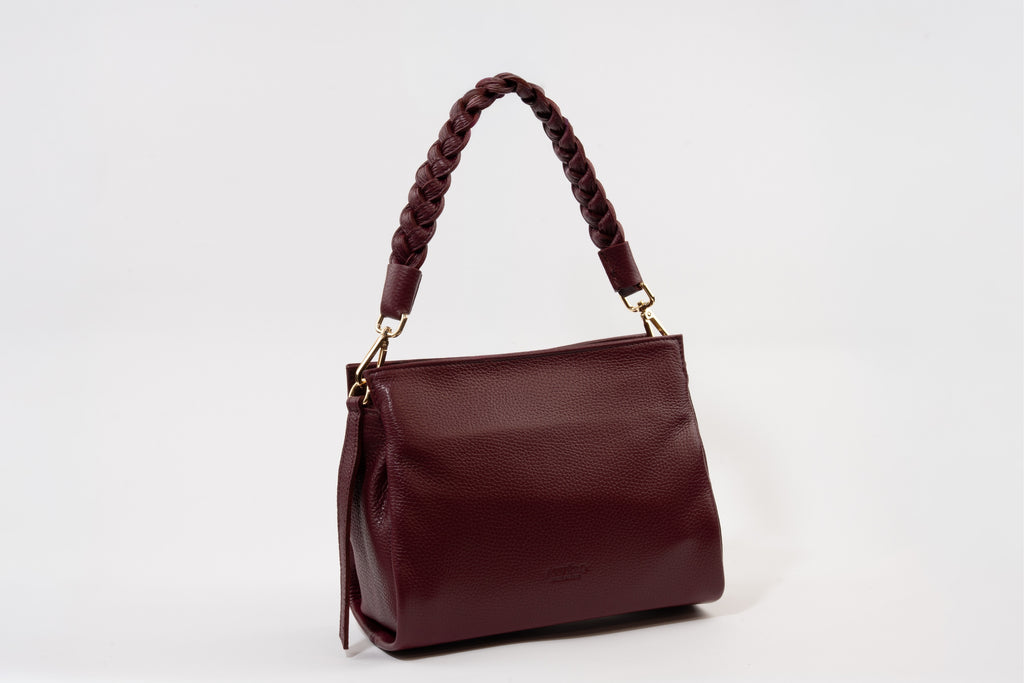 Intreccio Braided-Handle Shoulder Bag