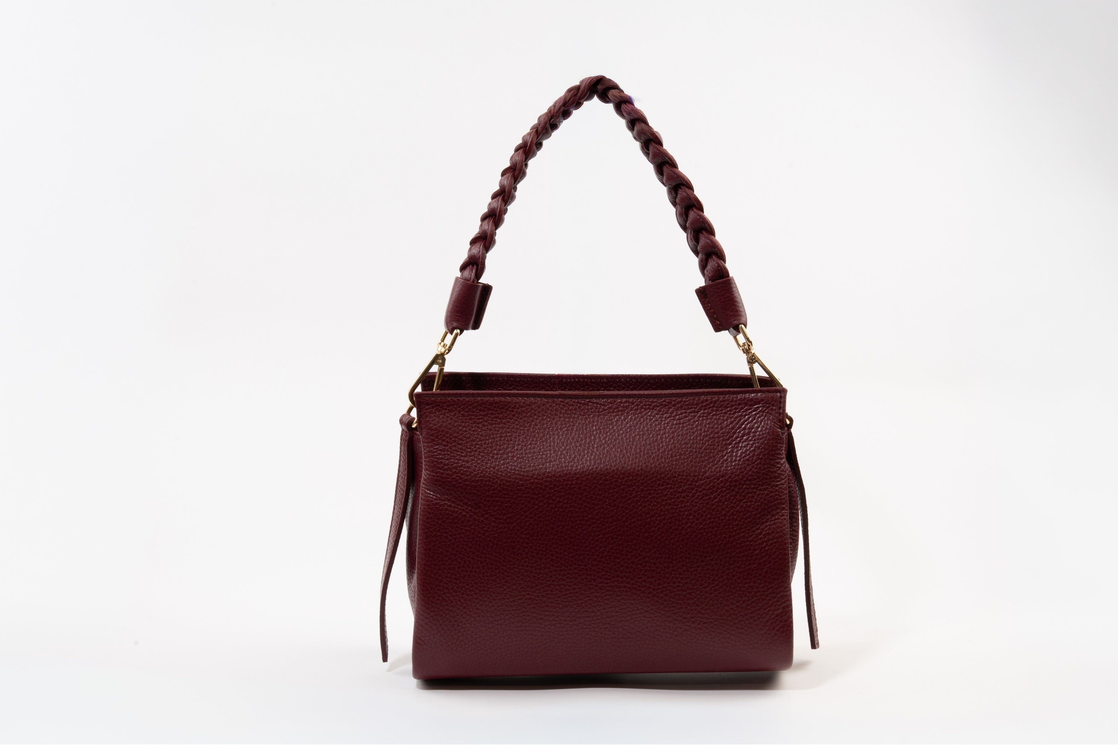 Intreccio Braided-Handle Shoulder Bag