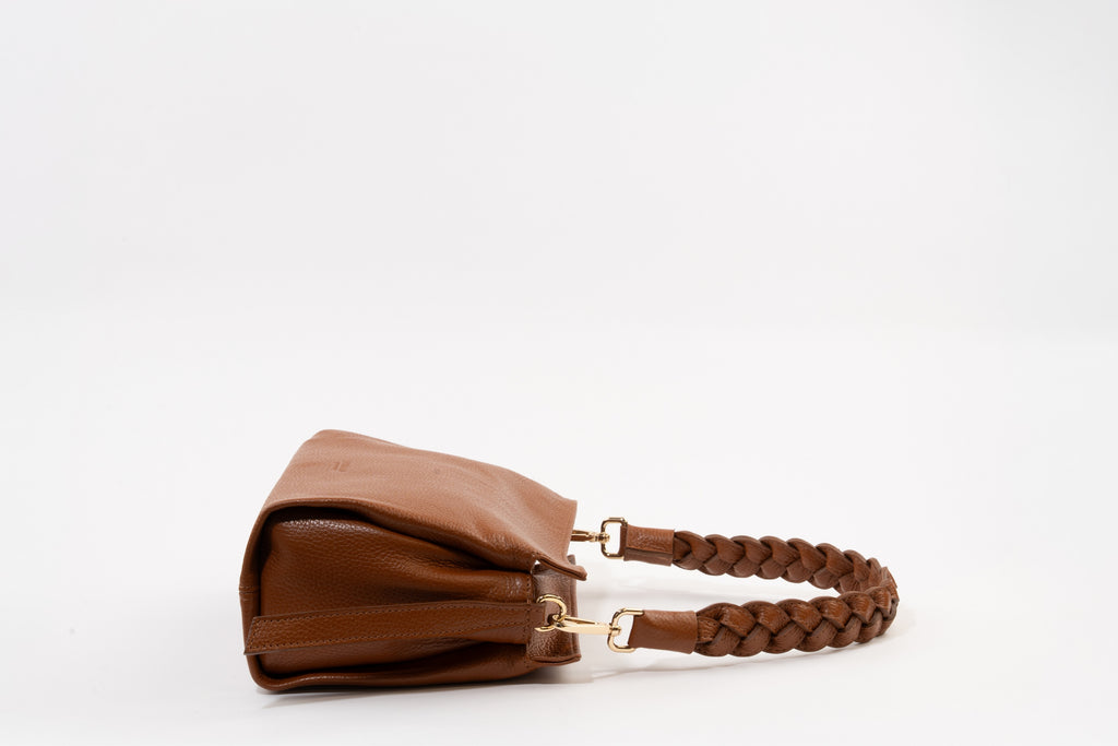Intreccio Braided-Handle Shoulder Bag