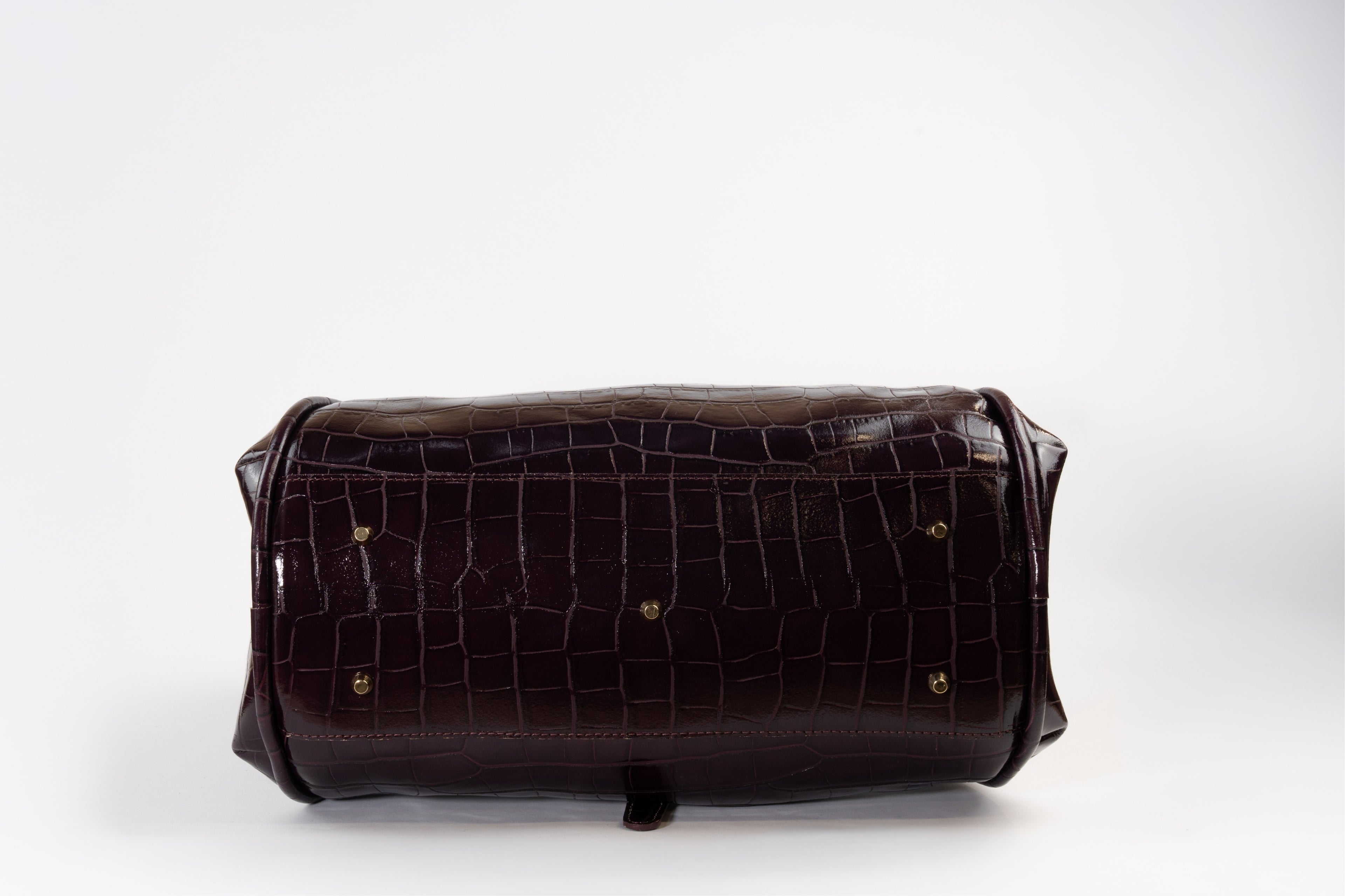 Milano Croc Lockstrap Tote