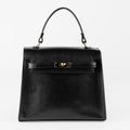 Vicenza Grande Top-Handle Satchel - Black