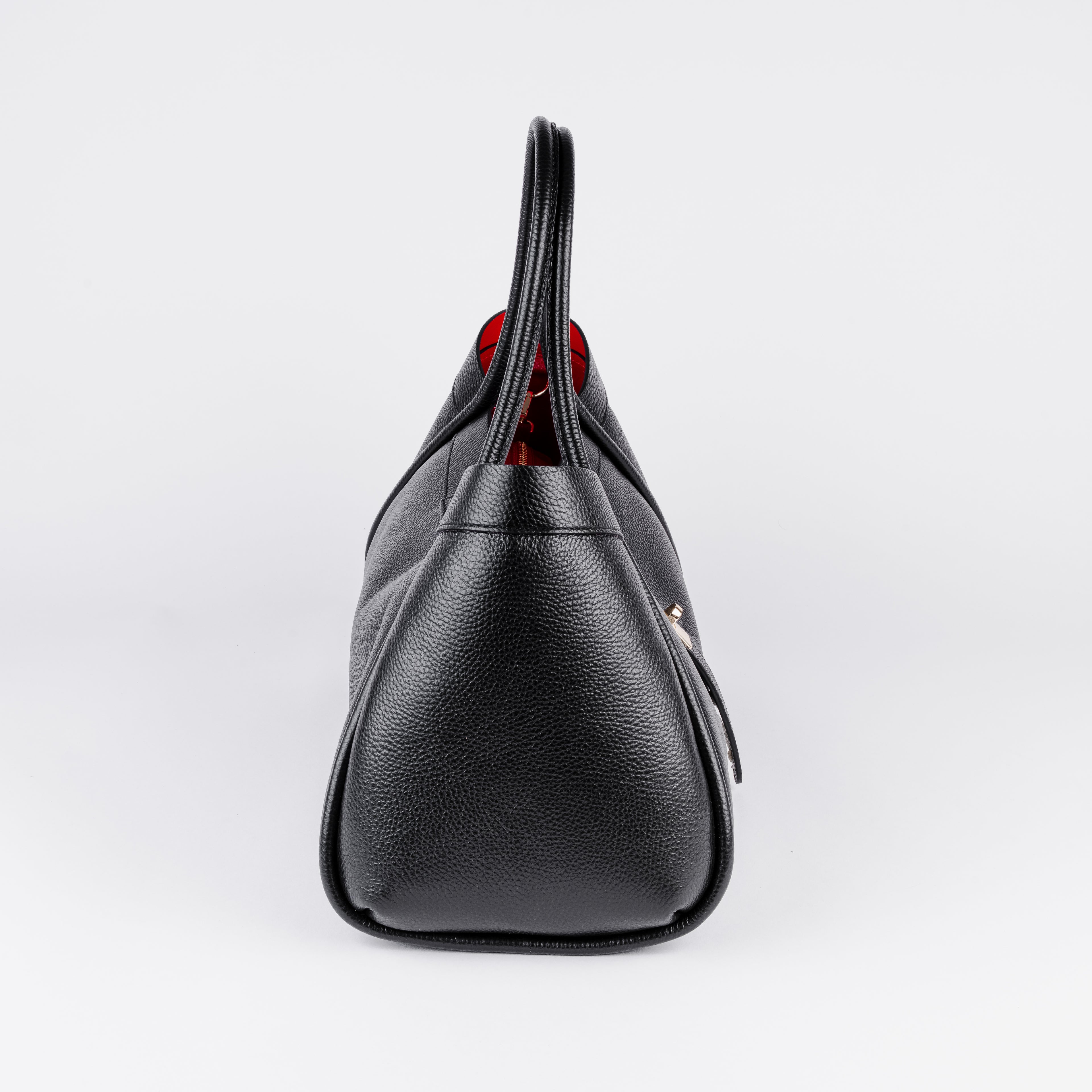 Milano Classica Lockstrap Tote - Black
