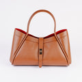 Milano Classica Lockstrap Tote - Cognac
