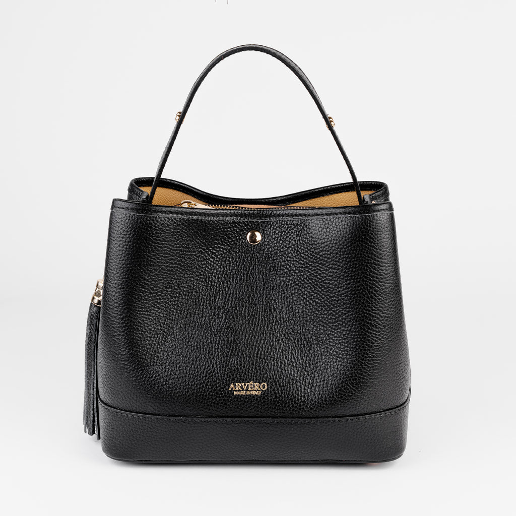 Siena Bucket Tote - Black
