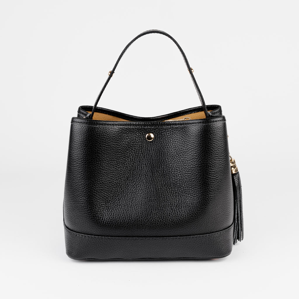 Siena Bucket Tote - Black