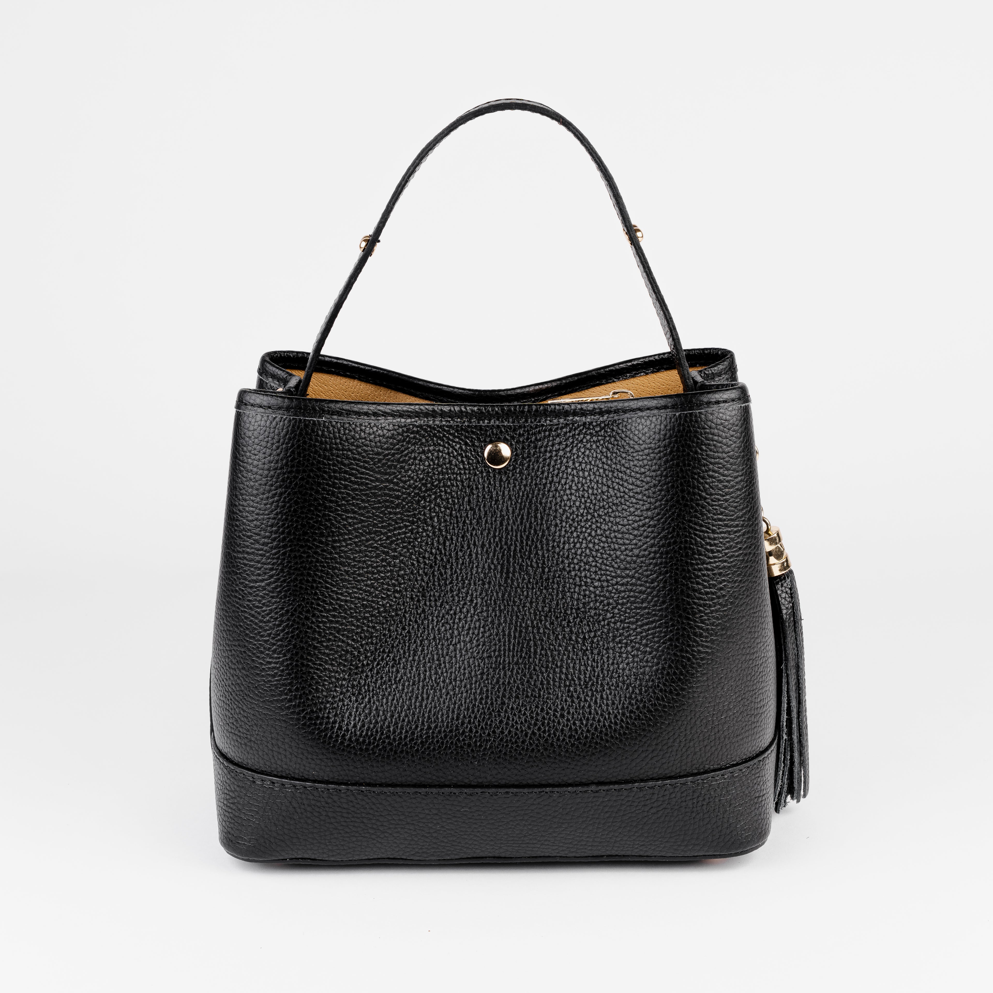 Siena Bucket Tote - Black